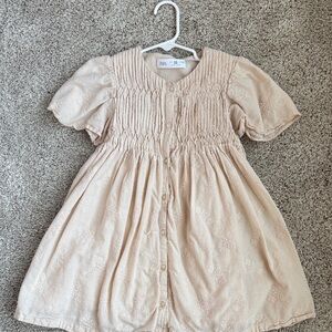 Zara Kids Light Pink Casual Dress